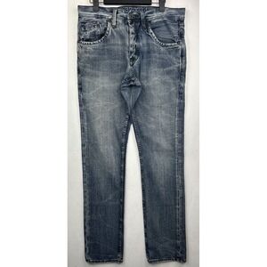 Artful Dodger Mens 32‎ 100% Cotton Acid Wash Blue Jeans